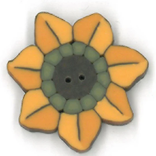Button Small Sunflower
