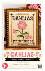 Dahlias Seed Packet Pattern