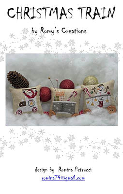 Christmas Train Pattern