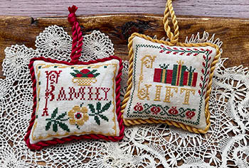 Vintage Christmas Alphabet 3 Pattern
