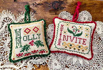 Vintage Christmas Alphabet 4 Pattern