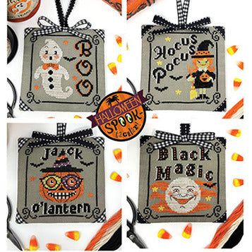 Halloween Spooktacular Ornaments 1-4