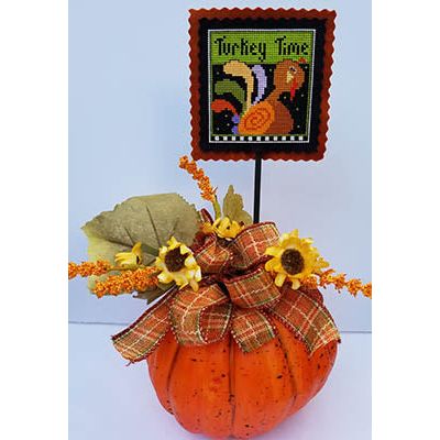Turkey Time Pumpkin Poke Pattern