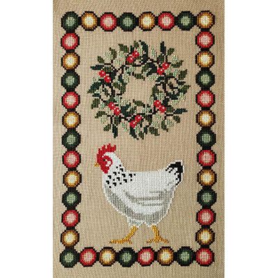 Christmas Chicken Pattern