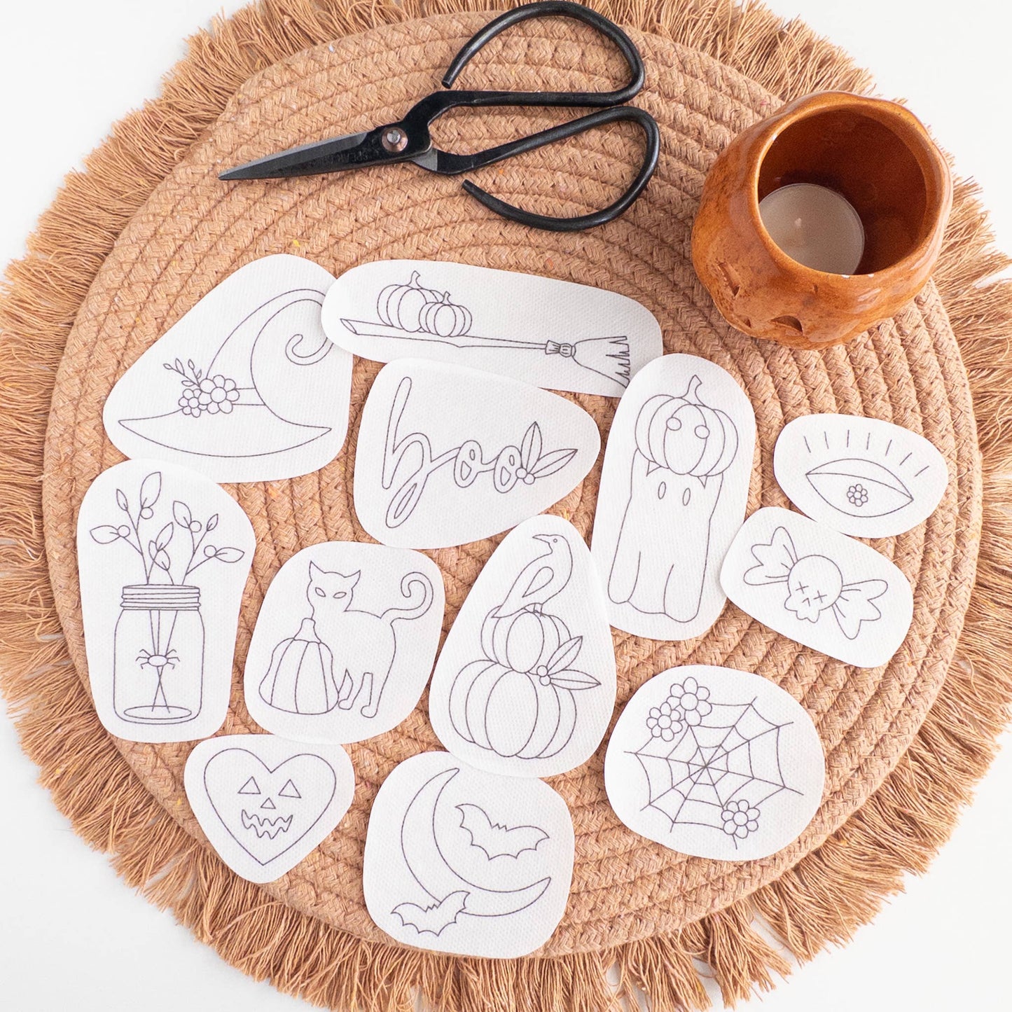 Stick & Stitch Halloween Embroidery Pattern