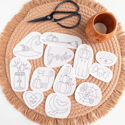 Stick & Stitch Halloween Embroidery Pattern