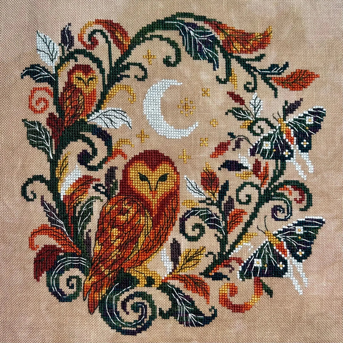 Mystical Owls Pattern