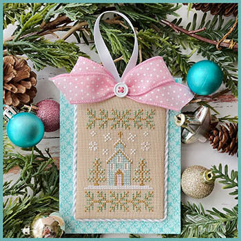 Pastel Collection 3 Christmas Church Pattern
