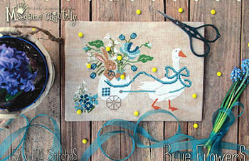 Blue Flowers 2024 Pattern