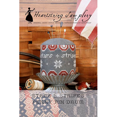 Stars & Stripes Penny Pin Drum Pattern