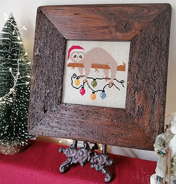 I'll Be Home Till Christmas - Sloth Pattern