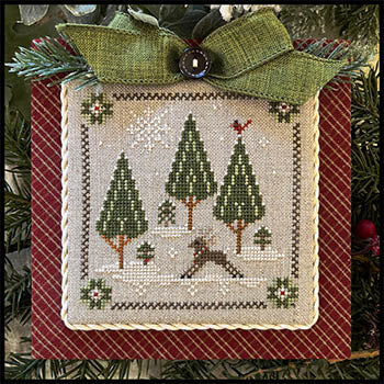 Log Cabin Christmas 6 In The Woods Deer Pattern