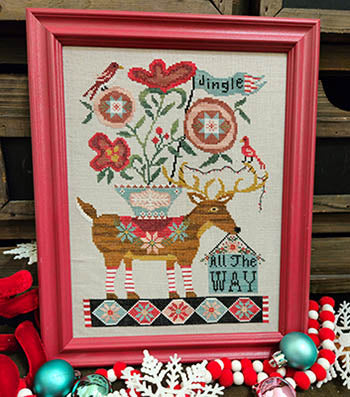 Jingle All The Way Deer Pattern