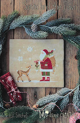 Santa and the Fawn Pattern