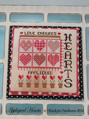 Appliqued Hearts Pattern