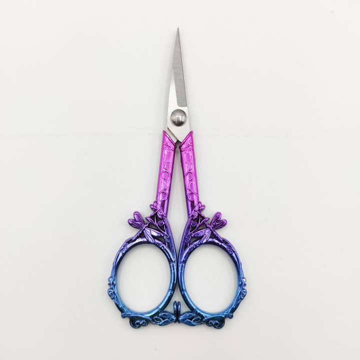 Dragonfly Scissors Blue-Purple