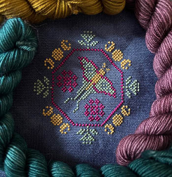 Quirky Quaker Luna Moth Pattern