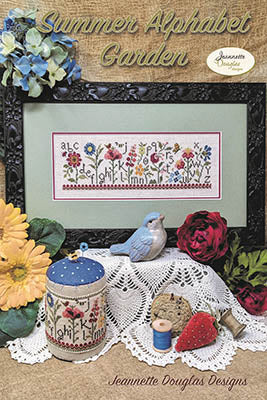 Summer Alphabet Garden Pattern