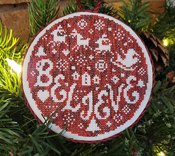 Believe Bauble Pattern