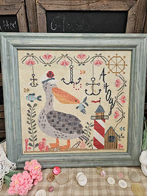Captain Patchy Pelican Pattern