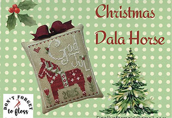 Christmas Dala Horse Pattern