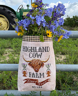Highland Cow Feed Sack Pattern