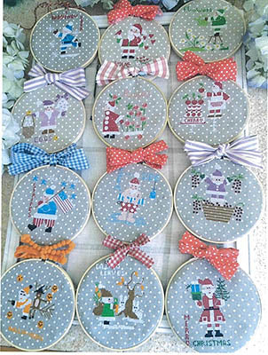 Santa Claus Calendar Pattern