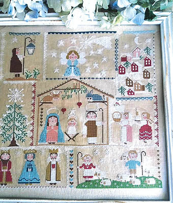 Nativity in Quilt Pattern
