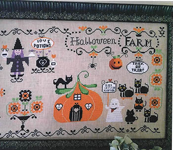 Halloween Farm Pattern