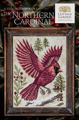 Year in the Woods II 7 Northern Cardinal Pattern