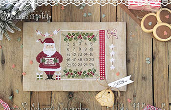 Santa's Advent Calendar Pattern