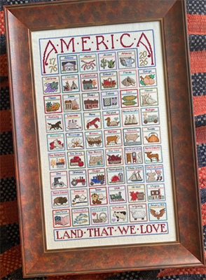 America Land That We Love Pattern