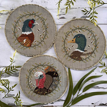 Colorful Birds Trio Pattern