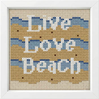 Live Love Beach Pattern