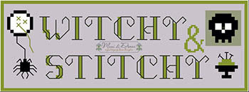Witch and Stitch cross stitch pattern by Mani di Donna
