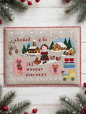 Snow Crystal Sampler cross stitch pattern by Lilli Violette