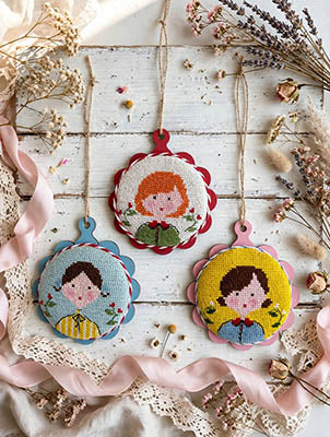 Mes Petits Bonbons cross stitch pattern by Lilli Violette