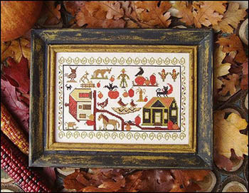 Pumpkin Farm cross stitch pattern by Carriage House Samplings