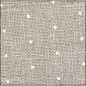 28 ct Raw Mini White Dots Linen #8415