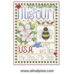 Missouri Little State Sampler Pattern