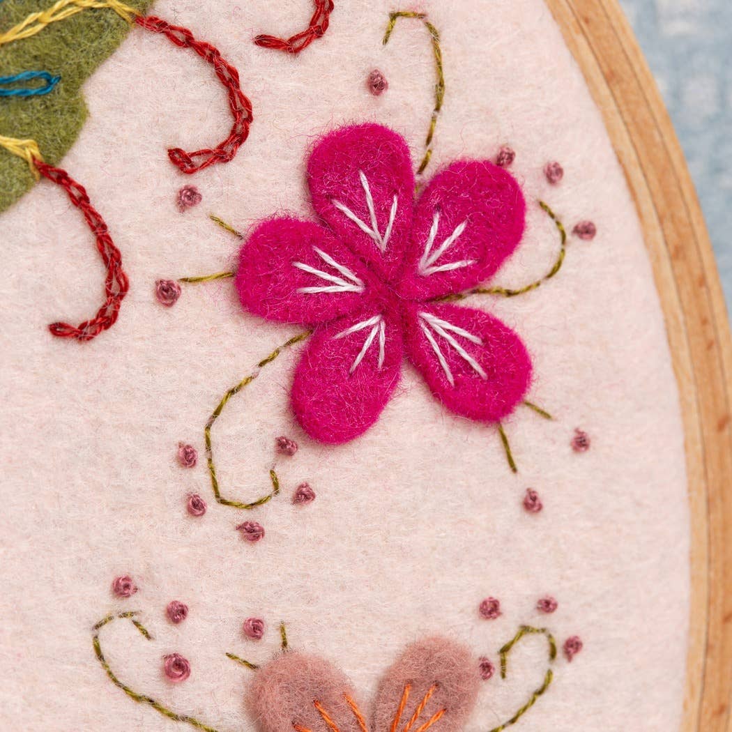 Hummingbird Applique Hoop Craft Kit