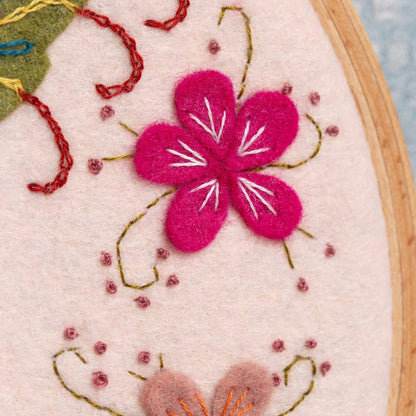 Hummingbird Applique Hoop Craft Kit