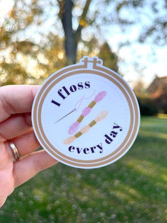 Sewing Sticker Hoop