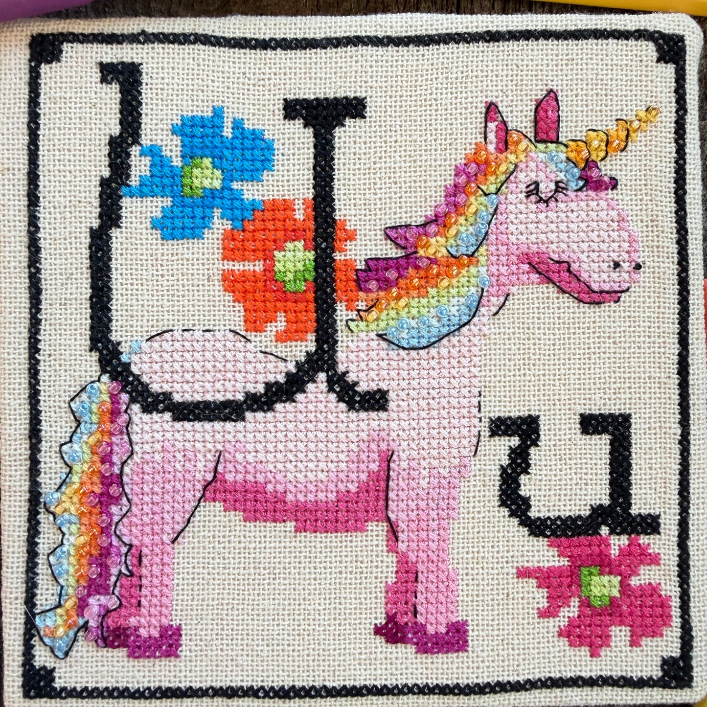 Animal Alphabet Series- Ulinda Unicorn Pattern