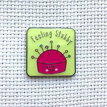 Feeling Stabby Pincushion Needle Minder