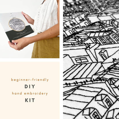 Rooftops of Paris Embroidery Kit