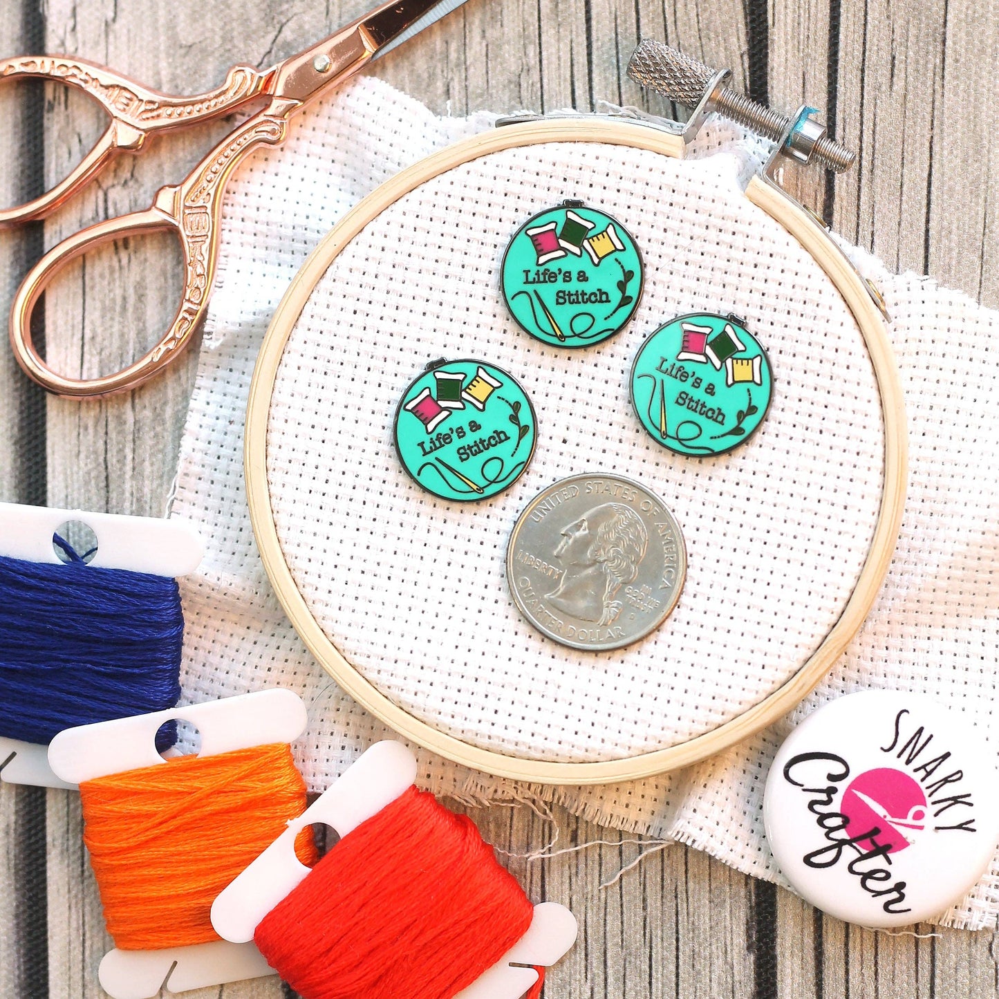 Life's A Stitch Needle Minder
