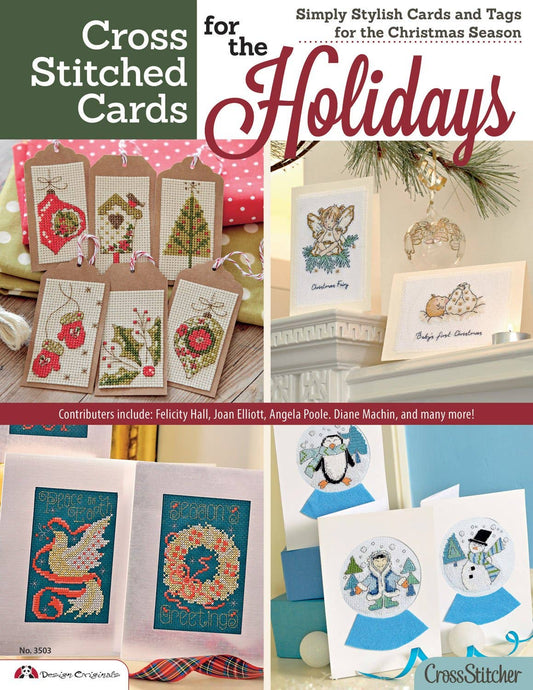 Cross Stitched Cards for the Holidays: Stylish Cards & Tags