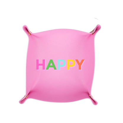 Happy Pink Thread Catcher Tray