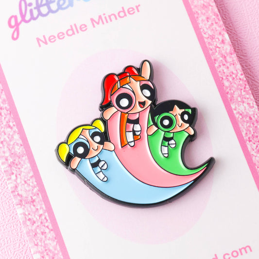 Cartoon Girl Needle Minder